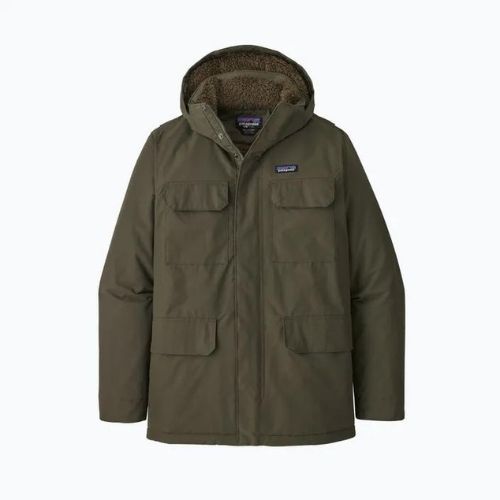 Vyriška apšiltinta striukė Patagonia Isthmus Parka basin green