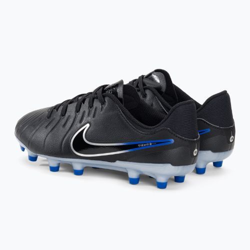 Vaikiški futbolo bateliai Jr Legend 10 Academy FG/MG black/chrome/hyper real