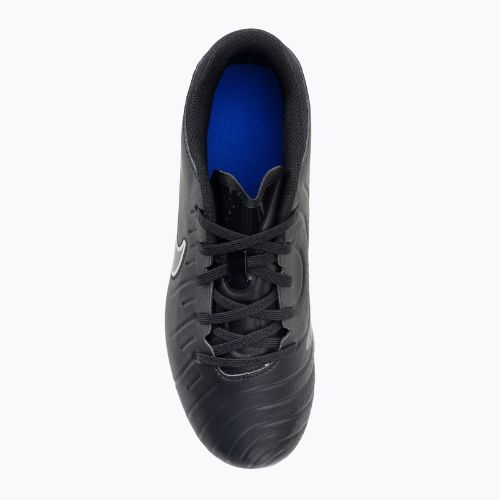 Vaikiški futbolo bateliai Jr Legend 10 Academy FG/MG black/chrome/hyper real
