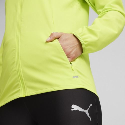 Moteriška bėgimo striukė PUMA Run Elite Ultraweave lime pow