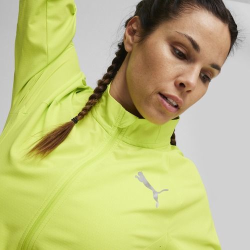 Moteriška bėgimo striukė PUMA Run Elite Ultraweave lime pow