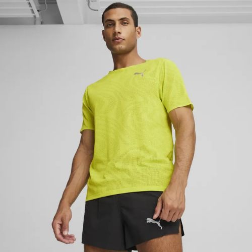 Vyriški bėgimo marškinėliai PUMA Run Ultraspun green