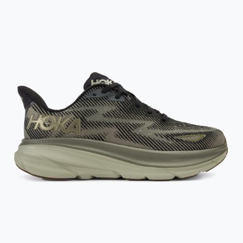 Vyriški bėgimo bateliai HOKA Clifton 9 black/slate