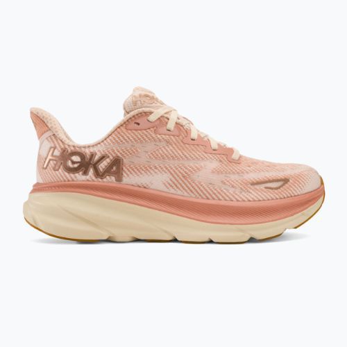 Moteriški bėgimo bateliai HOKA Clifton 9 sandstone/cream