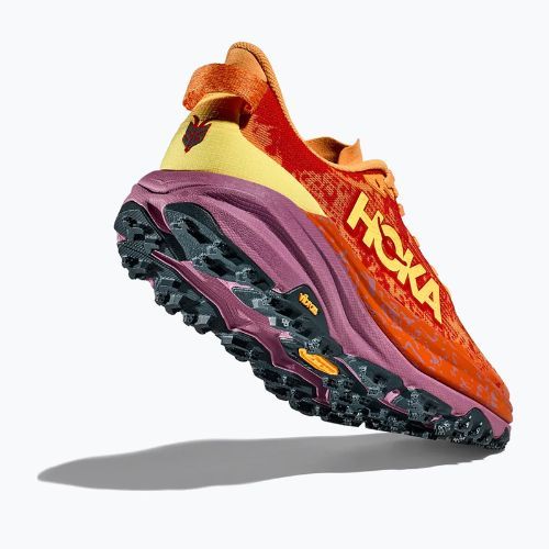 Moteriški bėgimo batai HOKA Speedgoat 6 sherbet/beet root