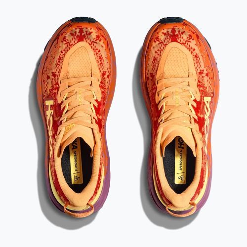 Moteriški bėgimo batai HOKA Speedgoat 6 sherbet/beet root