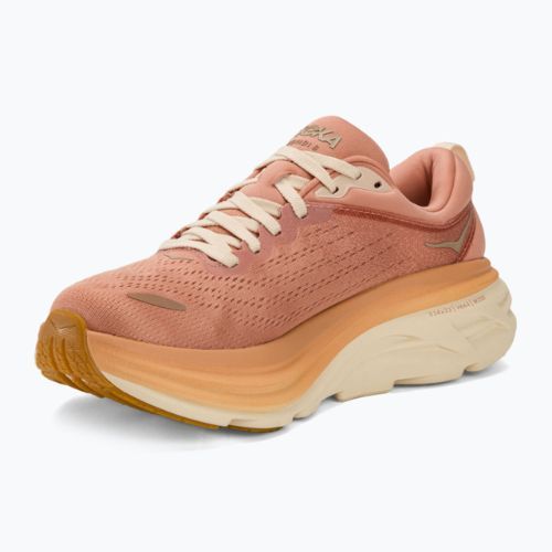 Moteriški bėgimo bateliai HOKA Bondi 8 sandstone/cream