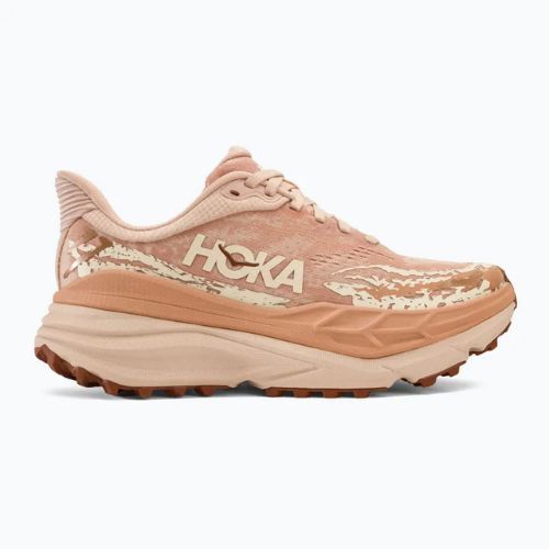 Moteriški bėgimo bateliai HOKA Stinson 7 cream/sandstone