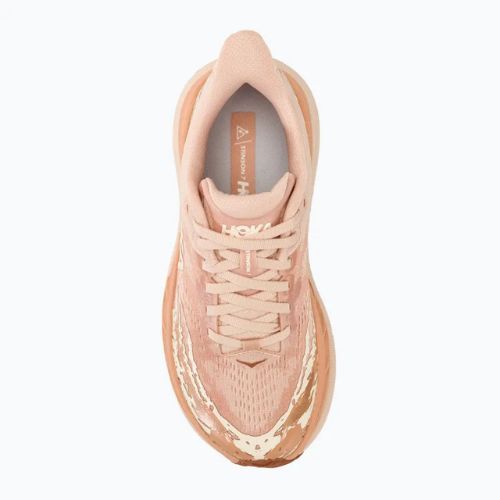 Moteriški bėgimo bateliai HOKA Stinson 7 cream/sandstone