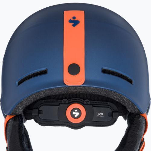 Vaikiškas slidinėjimo šalmas Sweet Protection Winder MIPS Jr naktinis mėlynas metalinis