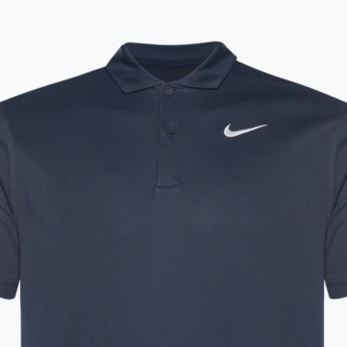Vyriški teniso marškinėliai Nike Court Dri-Fit Polo Solid obsidian/white