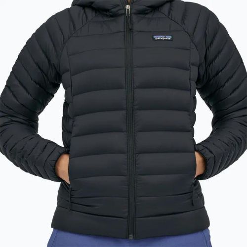 Moteriška pūkinė striukė Patagonia Down Sweater Hoody black