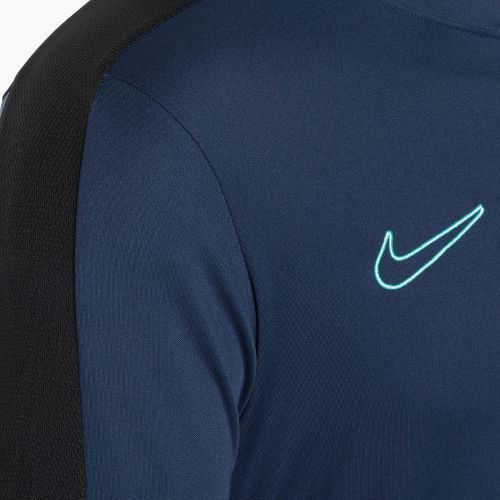 Vyriški futbolo marškinėliai ilgomis rankovėmis Nike Academy Dri-Fit 1/2-Zip midnight navy/black/midnight navy/hyper turquoise