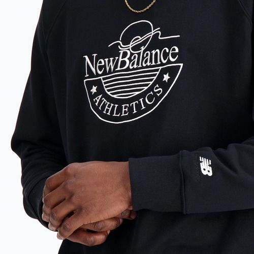 Vyriškas džemperis New Balance Athletics Graphic Crew black