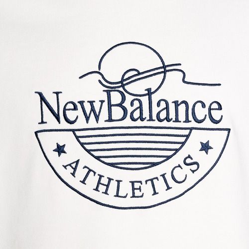 Vyriškas džemperis New Balance Athletics Graphic Crew seasalt