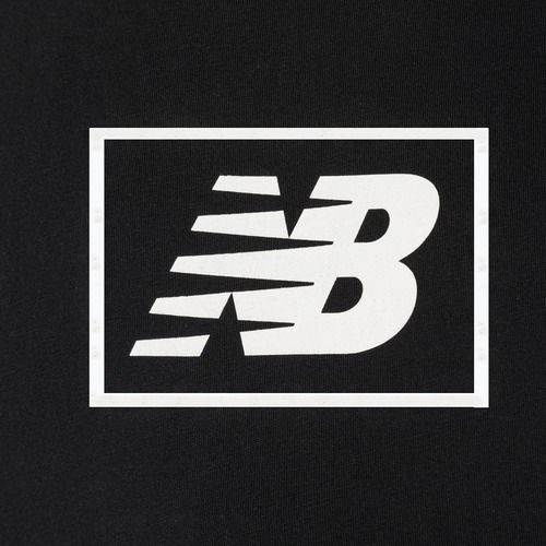 Vyriški marškinėliai New Balance Essentials Logo black