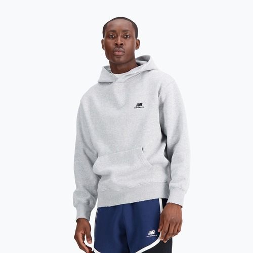 Vyriškas džemperis New Balance Hoops Fleece Hoodie athletic grey