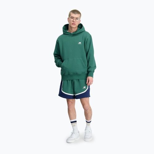Vyriškas džemperis New Balance Hoops Fleece Hoodie team forest green