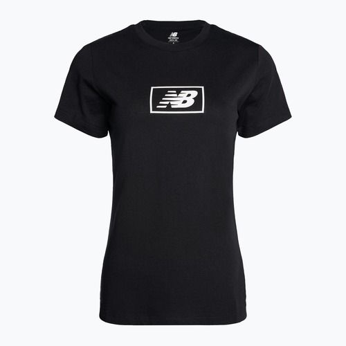 Moterų marškinėliai New Balance Essentials Cotton Jersey black