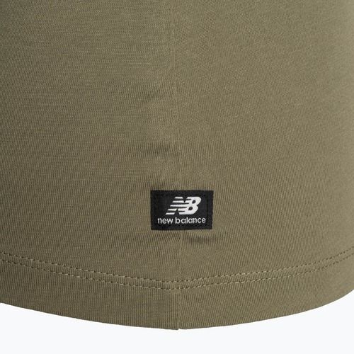 Moterų marškinėliai New Balance Essentials Cotton Jersey green