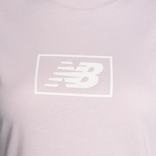 Moterų marškinėliai New Balance Essentials Cotton Jersey december
