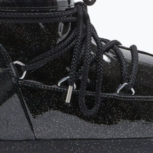 Moteriški sniego batai Moon Boot Icon Low Glitter black
