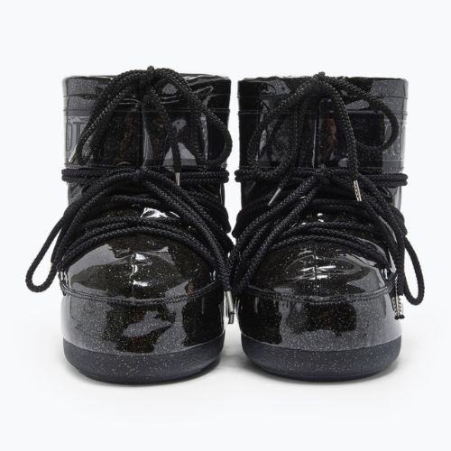 Moteriški sniego batai Moon Boot Icon Low Glitter black