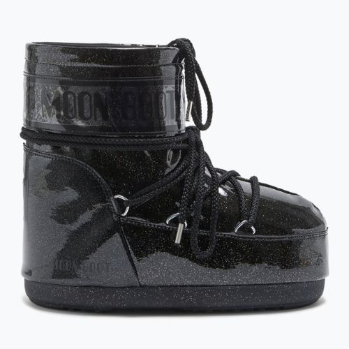 Moteriški sniego batai Moon Boot Icon Low Glitter black
