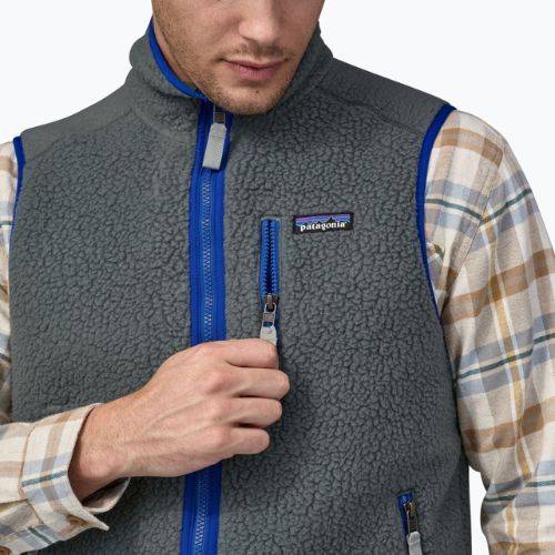 Vyriškas drabužis Patagonia Retro Pile Fleece be rankovių nouveau green