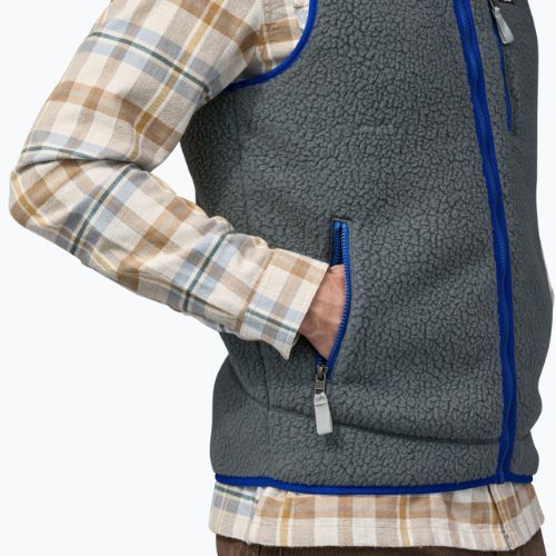 Vyriškas drabužis Patagonia Retro Pile Fleece be rankovių nouveau green