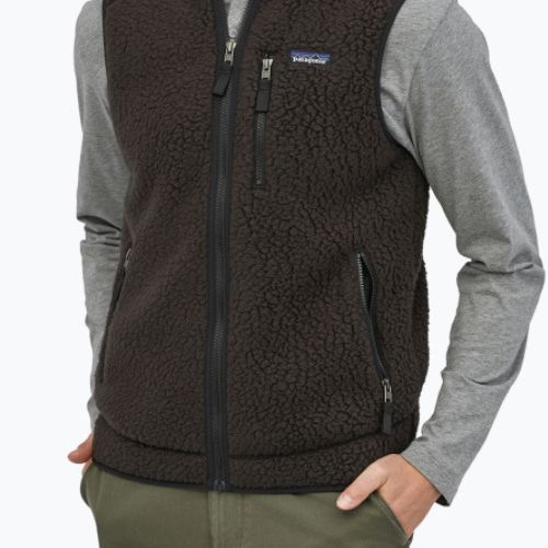 Vyriški drabužiai Patagonia Retro Pile Fleece be rankovių black
