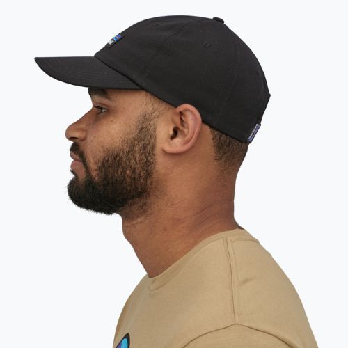 Kepurė su snapeliu Patagonia P-6 Label Trad juoda