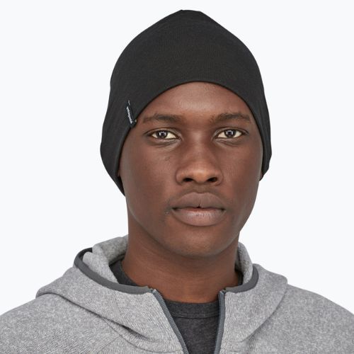Žieminė kepurė Patagonia Overlook Merino Wool Liner Beanie black
