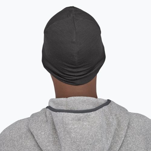 Žieminė kepurė Patagonia Overlook Merino Wool Liner Beanie black