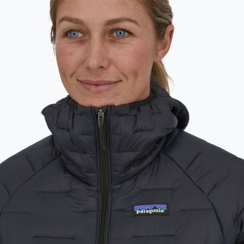 Moteriška apšiltinta striukė Patagonia Micro Puff Hoody black