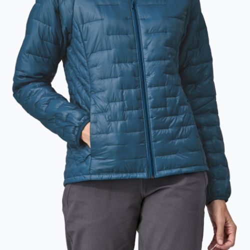 Moteriška apšiltinta striukė Patagonia Micro Puff Hoody lagom blue
