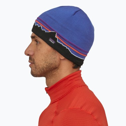 Žieminė kepurė Patagonia Beanie classic fitz roy/andes blue