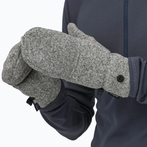 Moteriškos žygių pirštinės Patagonia Better Sweater Fleece birch white