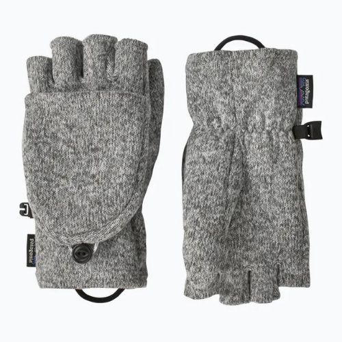 Moteriškos žygių pirštinės Patagonia Better Sweater Fleece birch white