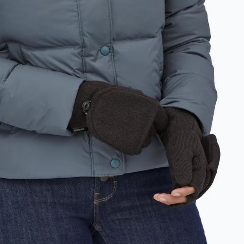 Moteriškos žygių pirštinės Patagonia Better Sweater Fleece black