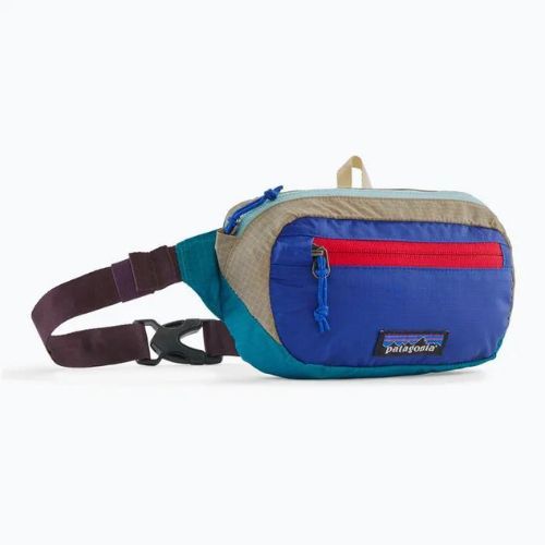 Rankinė ant juosmens Patagonia Ultralight Black Hole Mini Hip Pack 1 l patchwork/belay blue