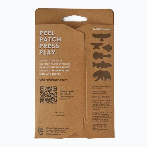 Remonto rinkinys Patagonia Worn Wear Patch Kit black