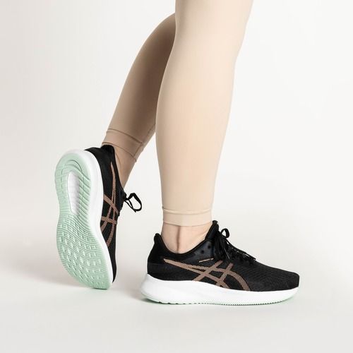 Moteriški bėgimo bateliai ASICS Patriot 13 black/bright sunstone