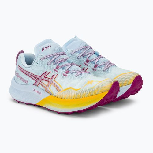 Moteriški bėgimo batai ASICS FUJISPEED 2 light blue/blackberry