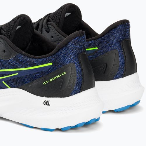 Vaikiški bėgimo bateliai ASICS GT-2000 12 GS black/blue expanse