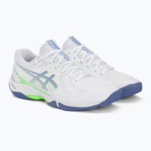 Vyriški skvošo batai ASICS Blade FF white/denim blue