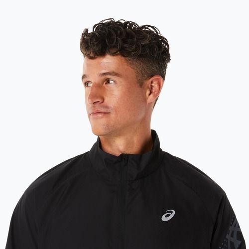 Vyriška bėgimo striukė ASICS Icon performance black