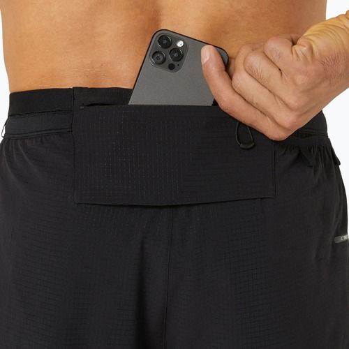 Vyriški bėgimo šortai ASICS Metarun 5IN performance black