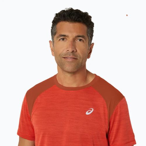 Vyriški bėgimo marškinėliai ASICS Road true red/spice latte