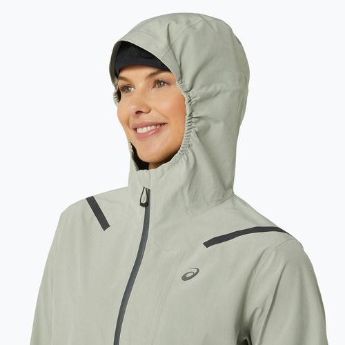 Moteriška bėgimo striukė ASICS Accelerate Waterproof 2.0 olive grey